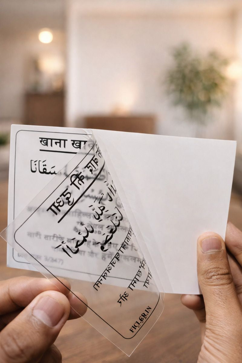 Hindi Dua Stickers set of 12