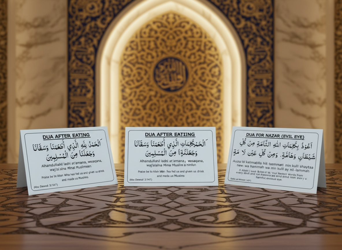 English Dua Stickers Set Of 12