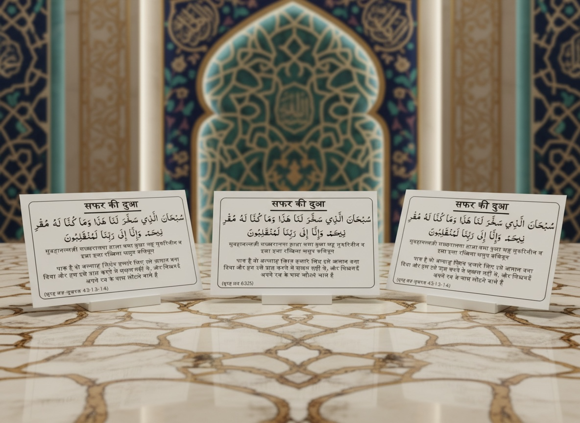 Hindi Dua Stickers set of 12
